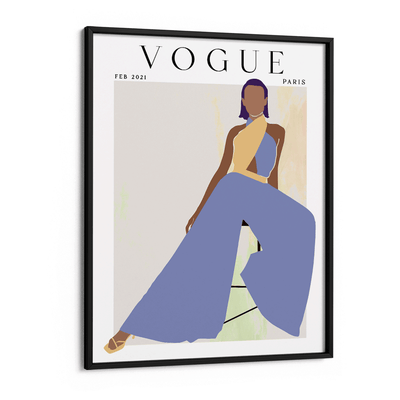 Abstract Vogue - Feb 2021 Nook At You Matte Paper Black Frame