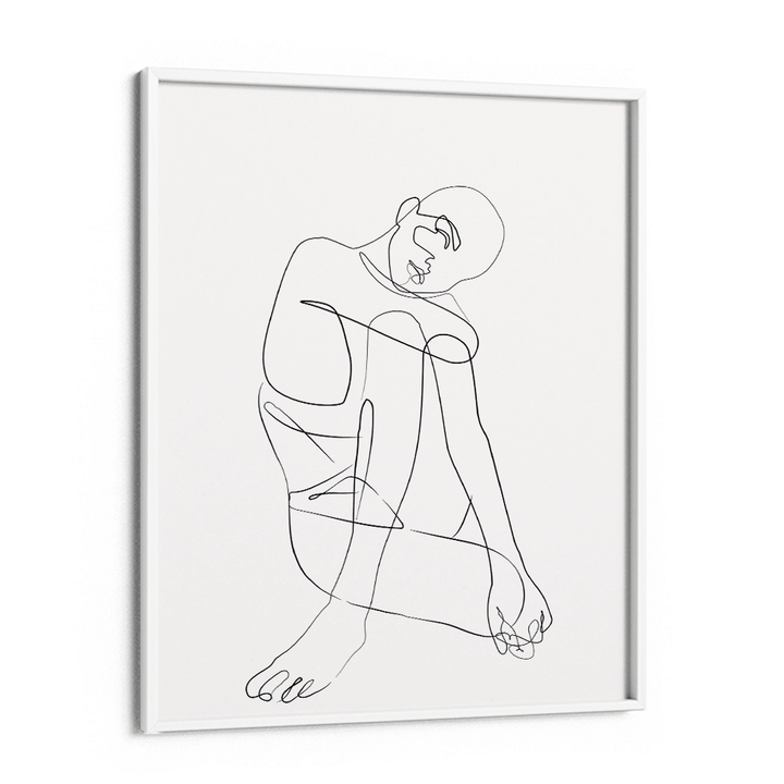 Tranquil Nook At You Matte Paper White Frame