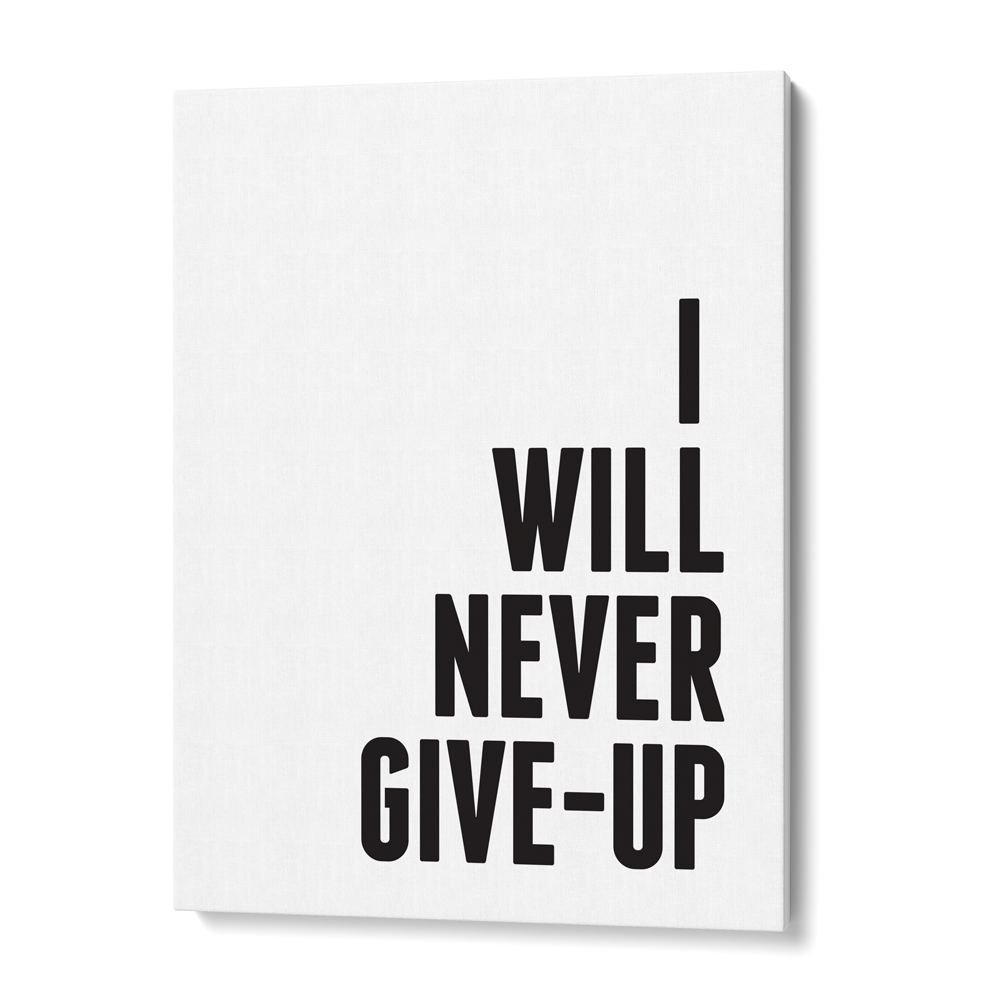 Never Give Up Nook At You Canvas Gallery Wrap