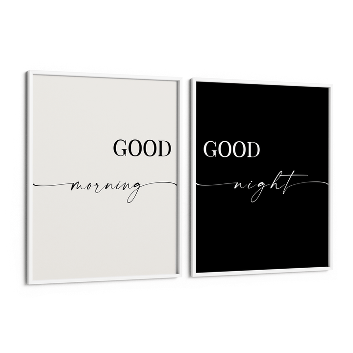 Good Morning Nook At You Matte Paper White Frame