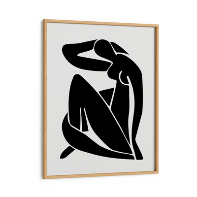 Nude - Matisse Inspired Nook At You Matte Paper Wooden Frame