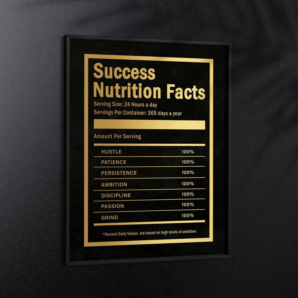 Success Nutrition Facts Nook At You  