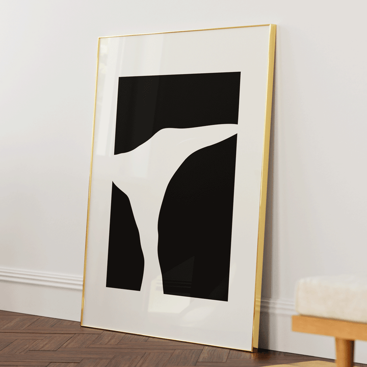 Opulence Abstract Painting-Gold Metal Frame-Nook At You