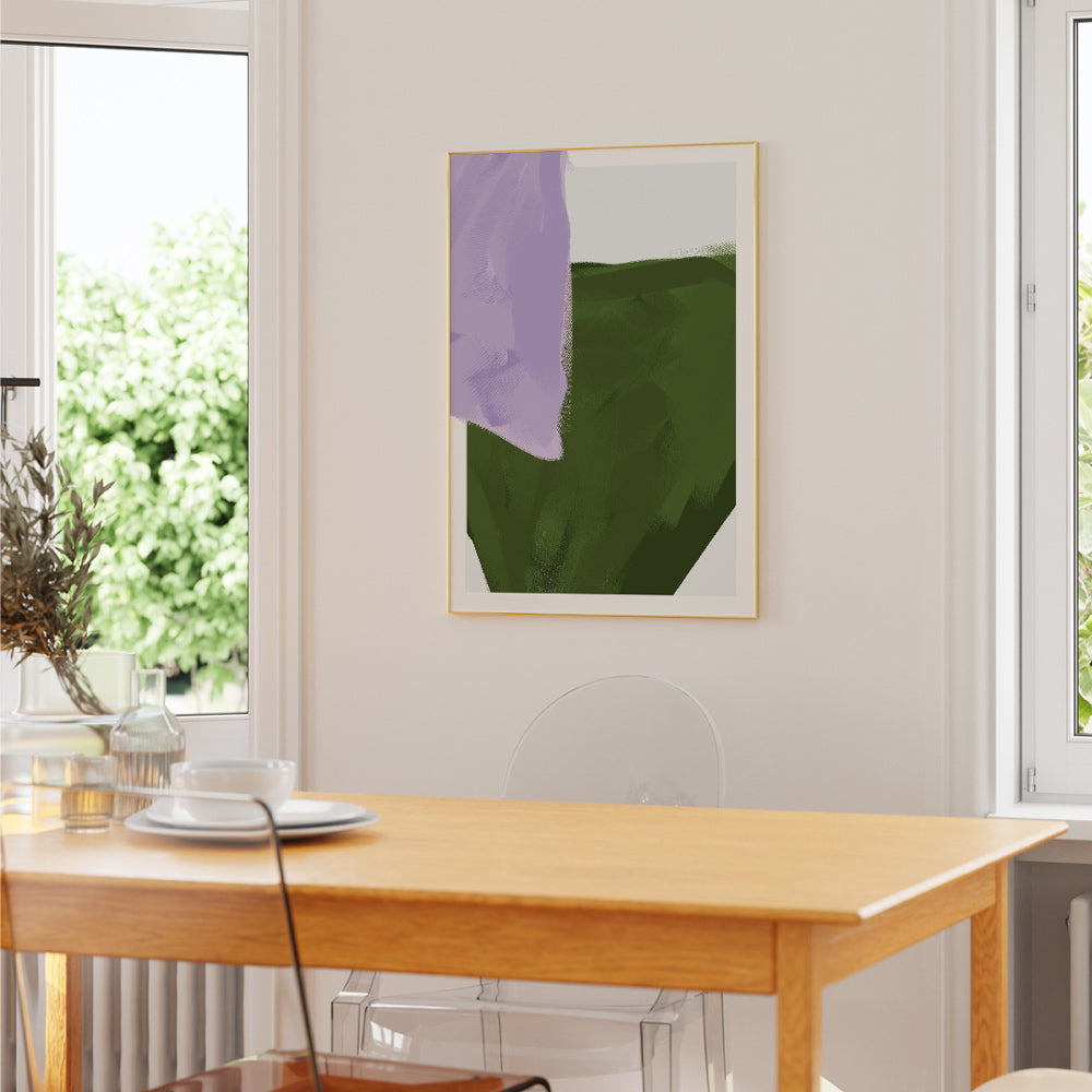 Abstract Verdant Abstract Art Paintings-Rolled Art-Nook At You