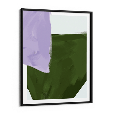Abstract Verdant Nook At You Matte Paper Black Frame
