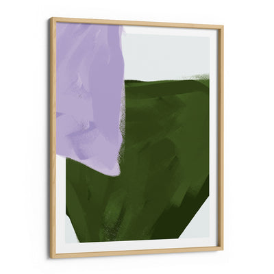 Abstract Verdant Nook At You Premium Luster Paper Wooden Frame