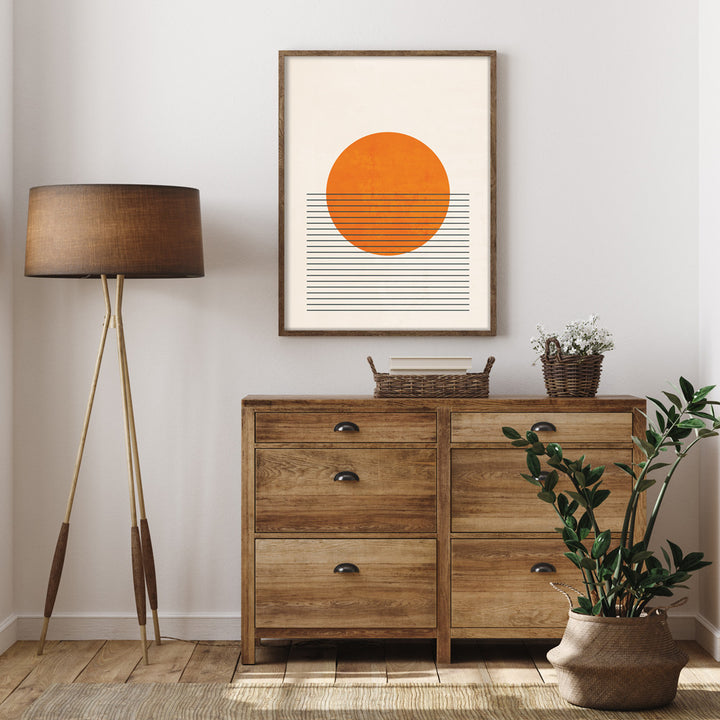 Citrus Colour Block Abstract Art Prints-Nook At You