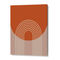 Burnt Orange Geometric Abstract Art Prints