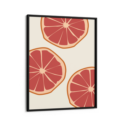 Grape Fruit Nook At You Matte Paper Black Frame