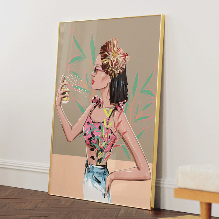 parfum Nook At You Matte Paper Gold Metal Frame