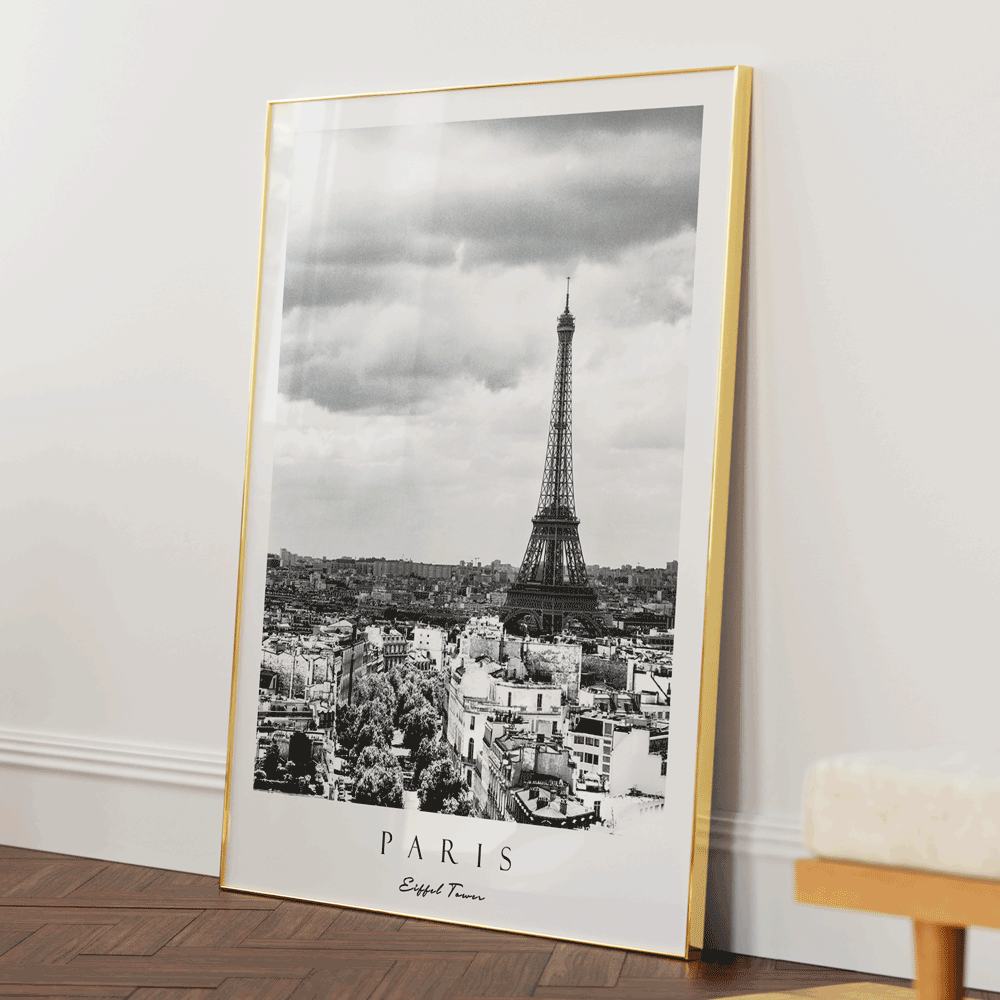 Paris Nook At You Matte Paper Gold Metal Frame