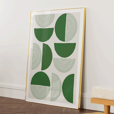 Passage - Green Nook At You Matte Paper Gold Metal Frame