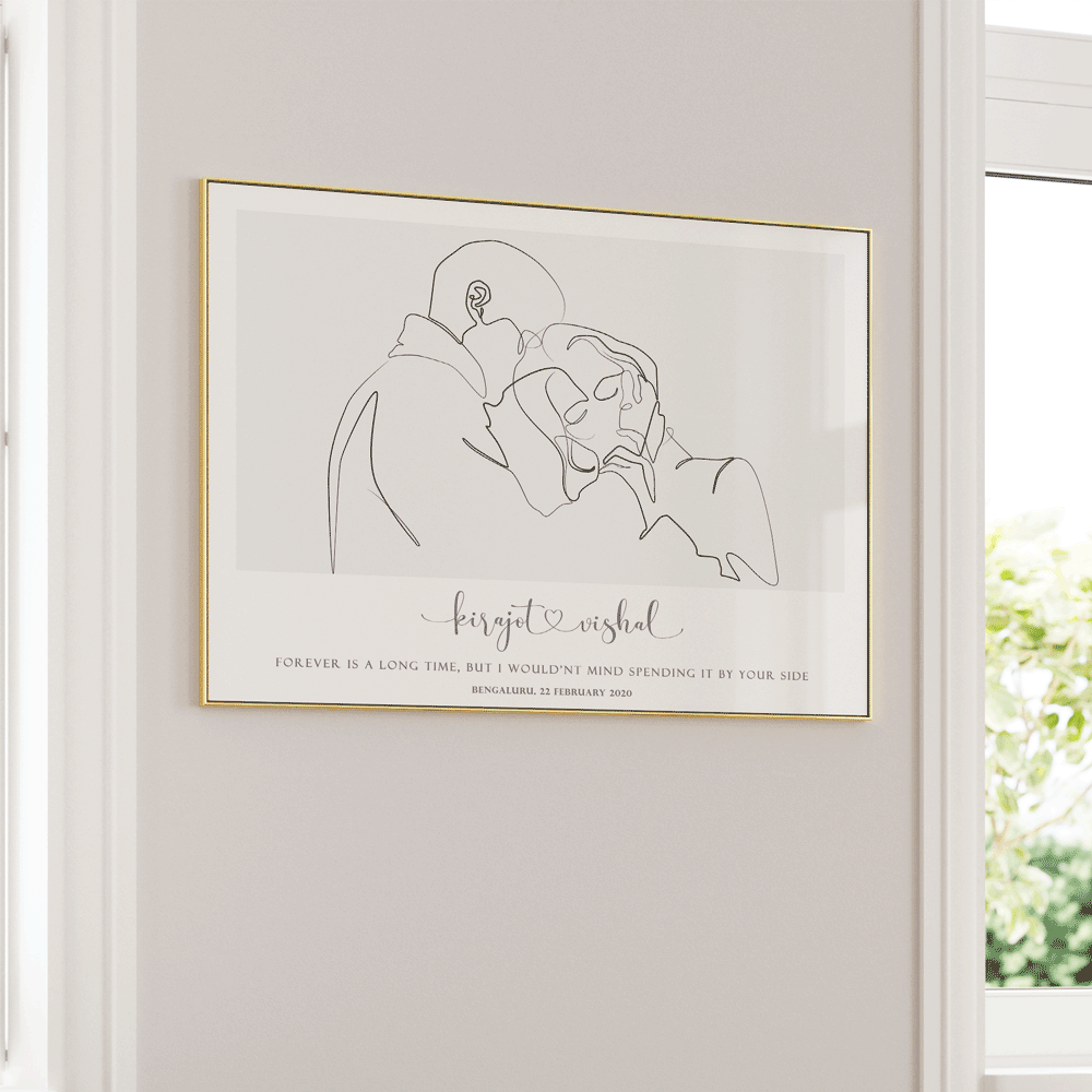 Personalized Line Art - Affection Nook At You  