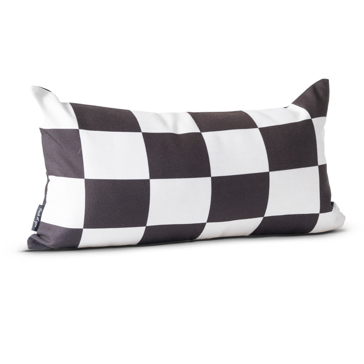 Black & White Checkered Cushion Cover Nook At You  