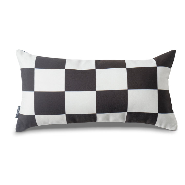 Black & White Checkered Cushion Cover Nook At You  