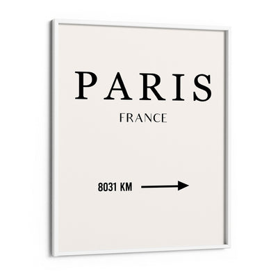 Paris - This Way (Non-Customized) Nook At You Matte Paper White Frame