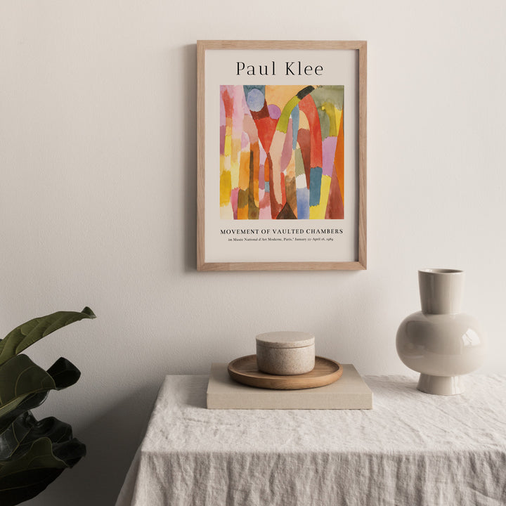 Paul Klee - Movement Of Vaulted Chambers Nook At You Matte Paper Rolled Art