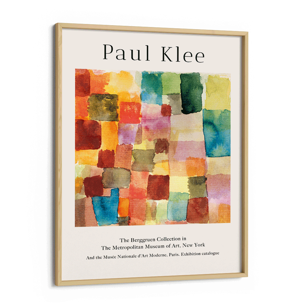 Paul Klee - Berggruen Collection E.P Nook At You Matte Paper Wooden Frame
