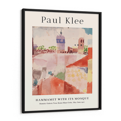 Paul Klee - Hammamet With Its Mosque Nook At You Matte Paper Black Frame