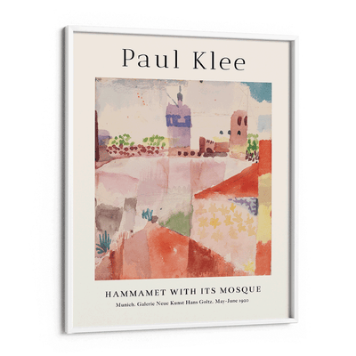 Paul Klee - Hammamet With Its Mosque Nook At You Matte Paper White Frame