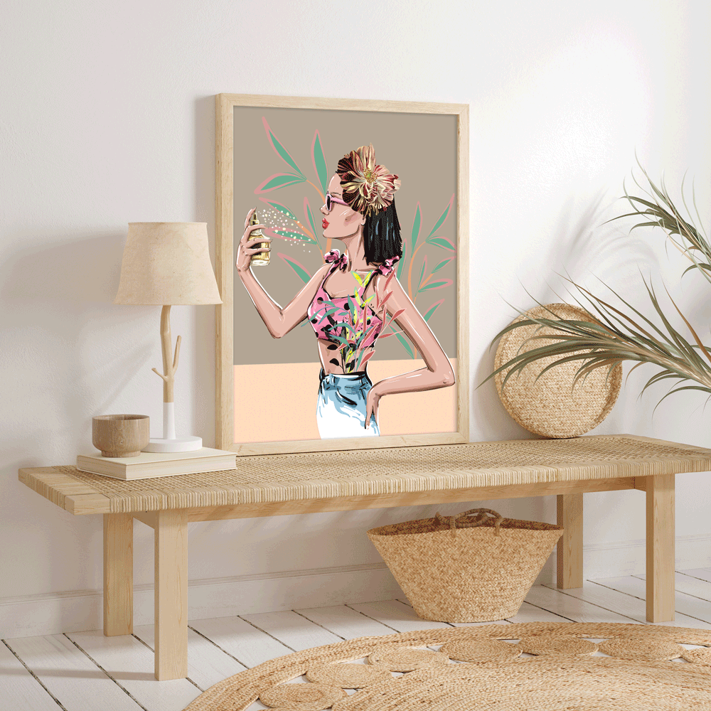 parfum Nook At You Matte Paper Rolled Art