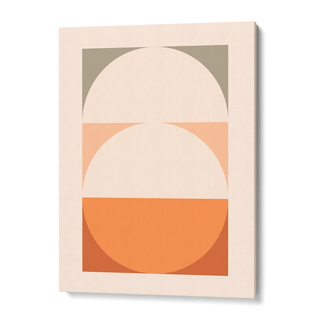 Pastel Geometric Splash Abstract Wall Art