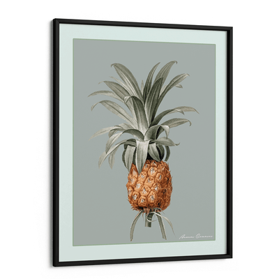 Vintage Pineapple Nook At You Matte Paper Black Frame