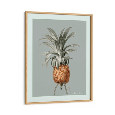 Vintage Pineapple Nook At You Matte Paper Wooden Frame