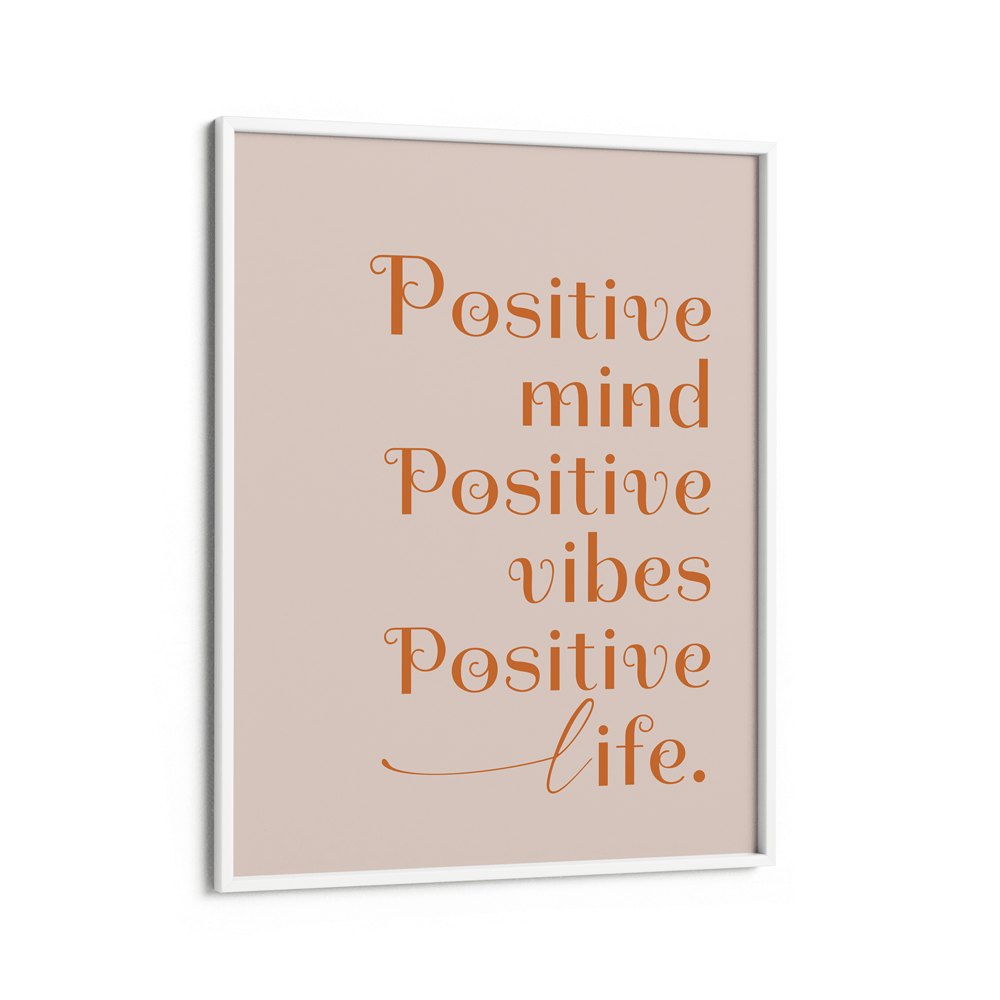Positive Vibes Nook At You Matte Paper White Frame