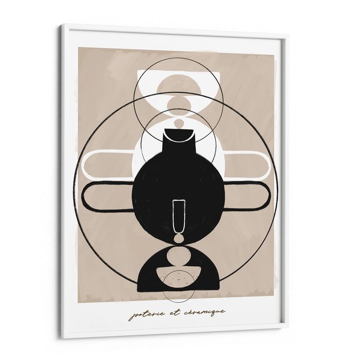Poterie Et Céramique - II Abstract Art Paintings-White Frame-Nook At You