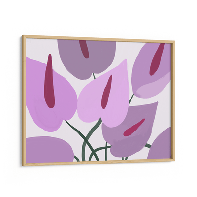 Lavender Love Nook At You Premium Luster Paper Wooden Frame