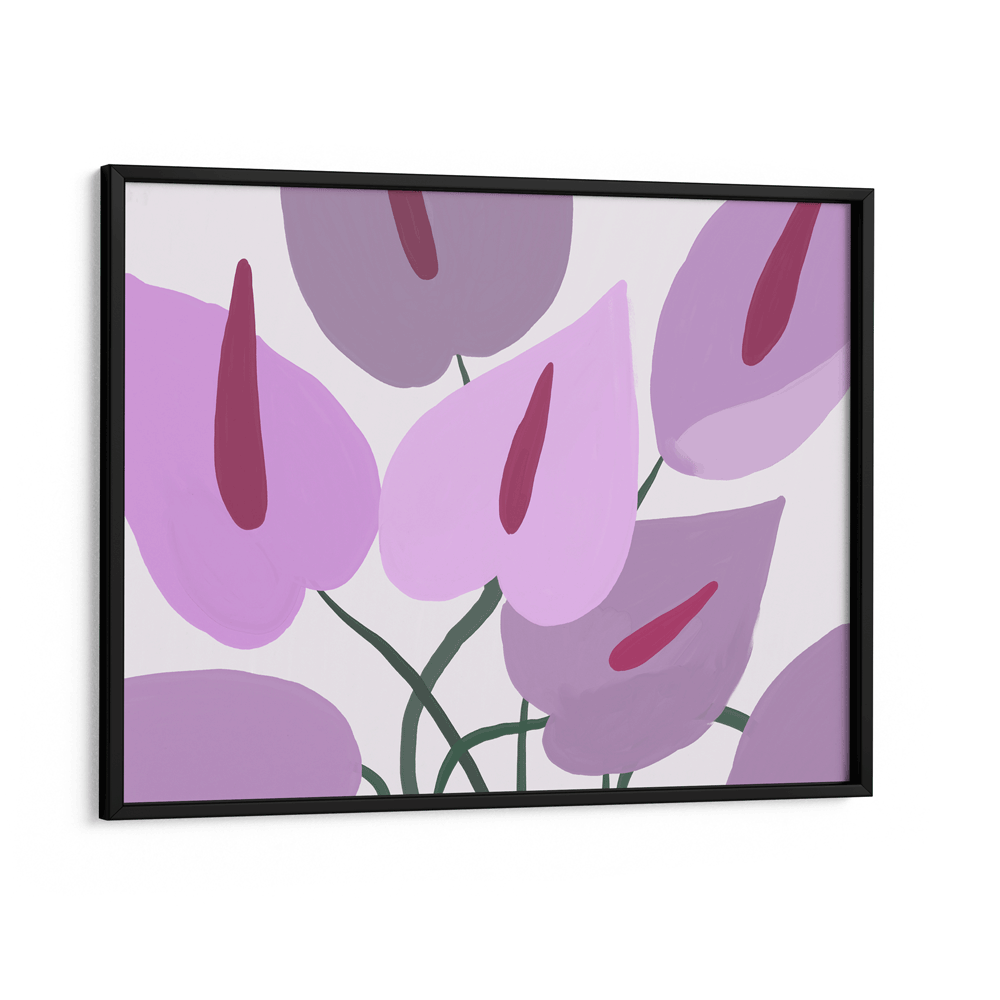 Lavender Love Nook At You Matte Paper Black Frame