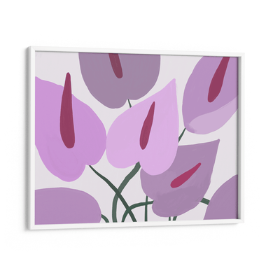 Lavender Love Nook At You Matte Paper White Frame