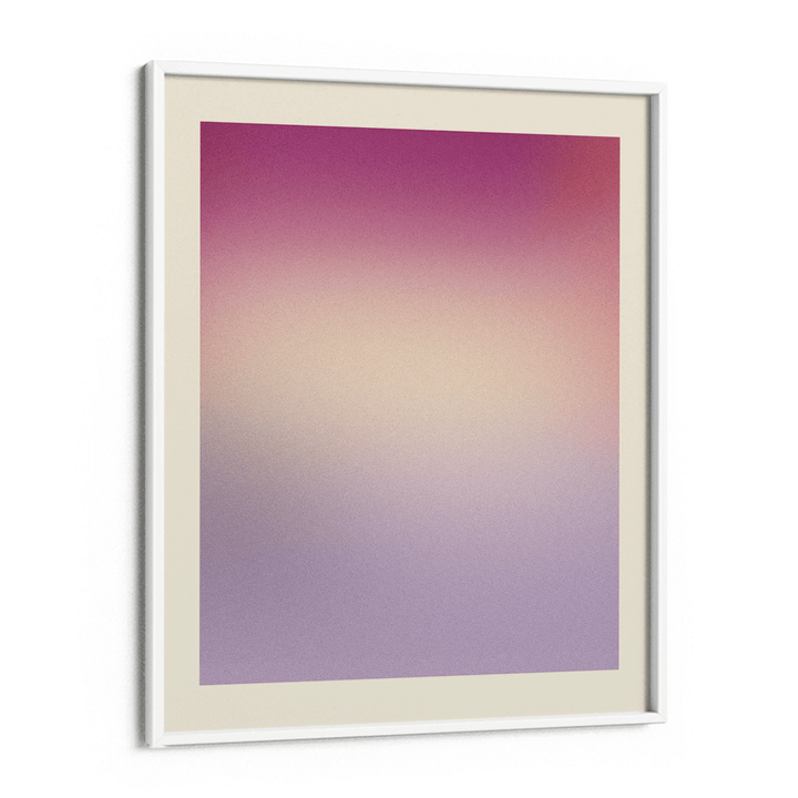 Lavender Sky Abstract Wall Art-White Frame-Nook At You