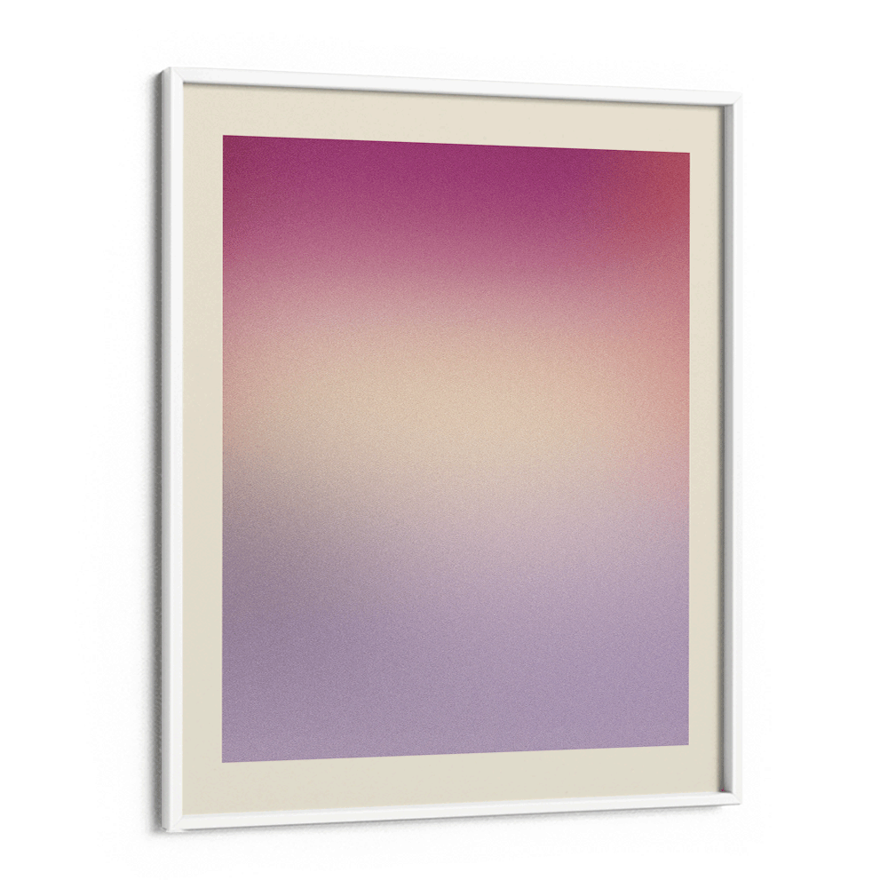 Lavender Sky Nook At You Matte Paper White Frame