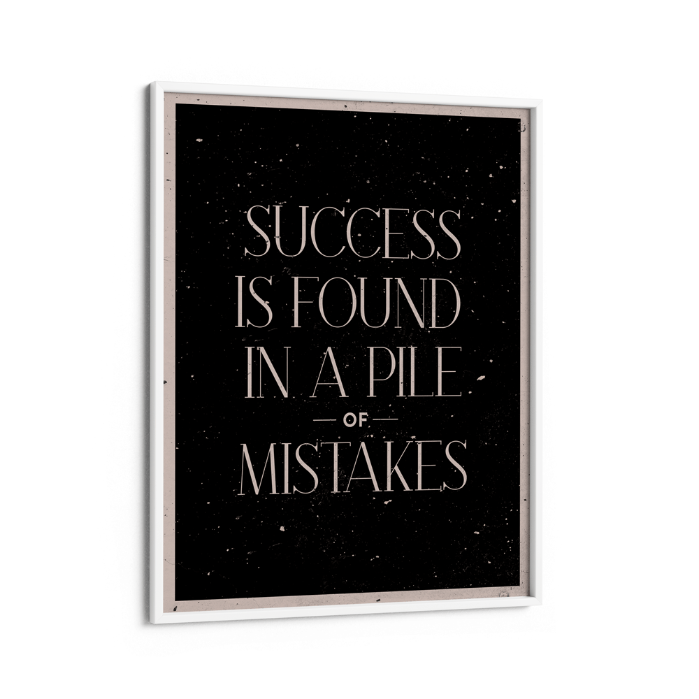 Find Success Nook At You Matte Paper White Frame