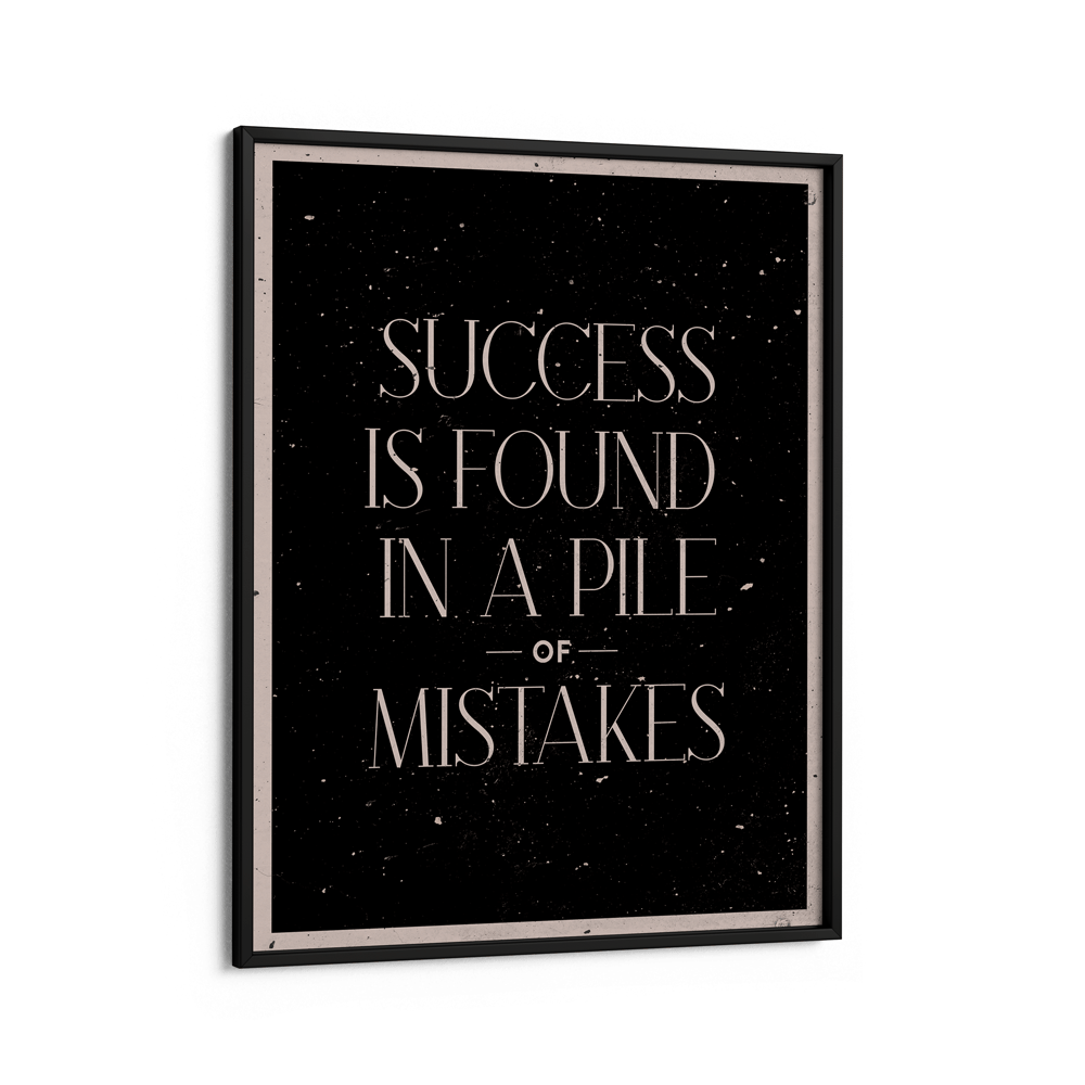 Find Success Nook At You Matte Paper Black Frame