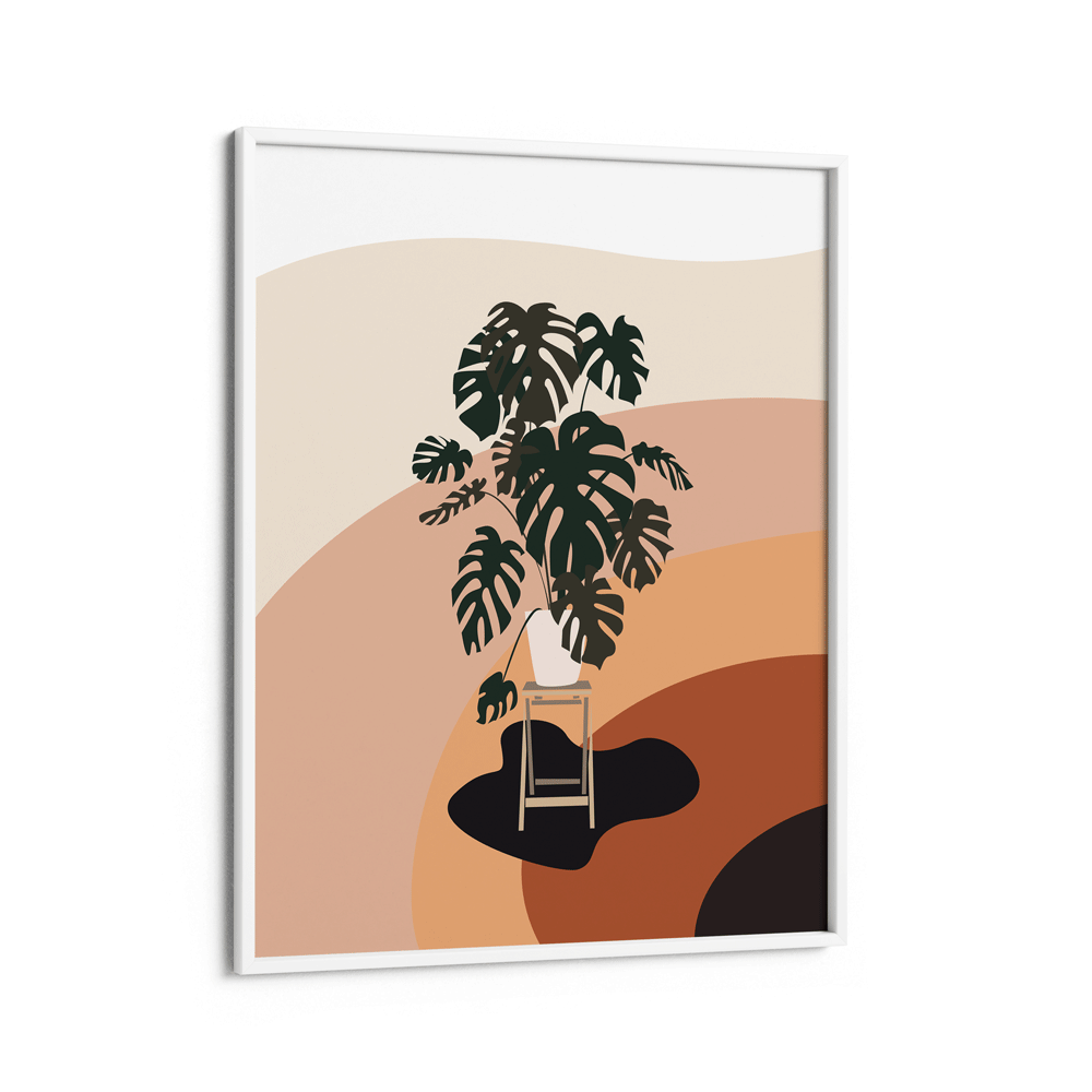 Monstera Deliciosa #1 Nook At You Matte Paper White Frame