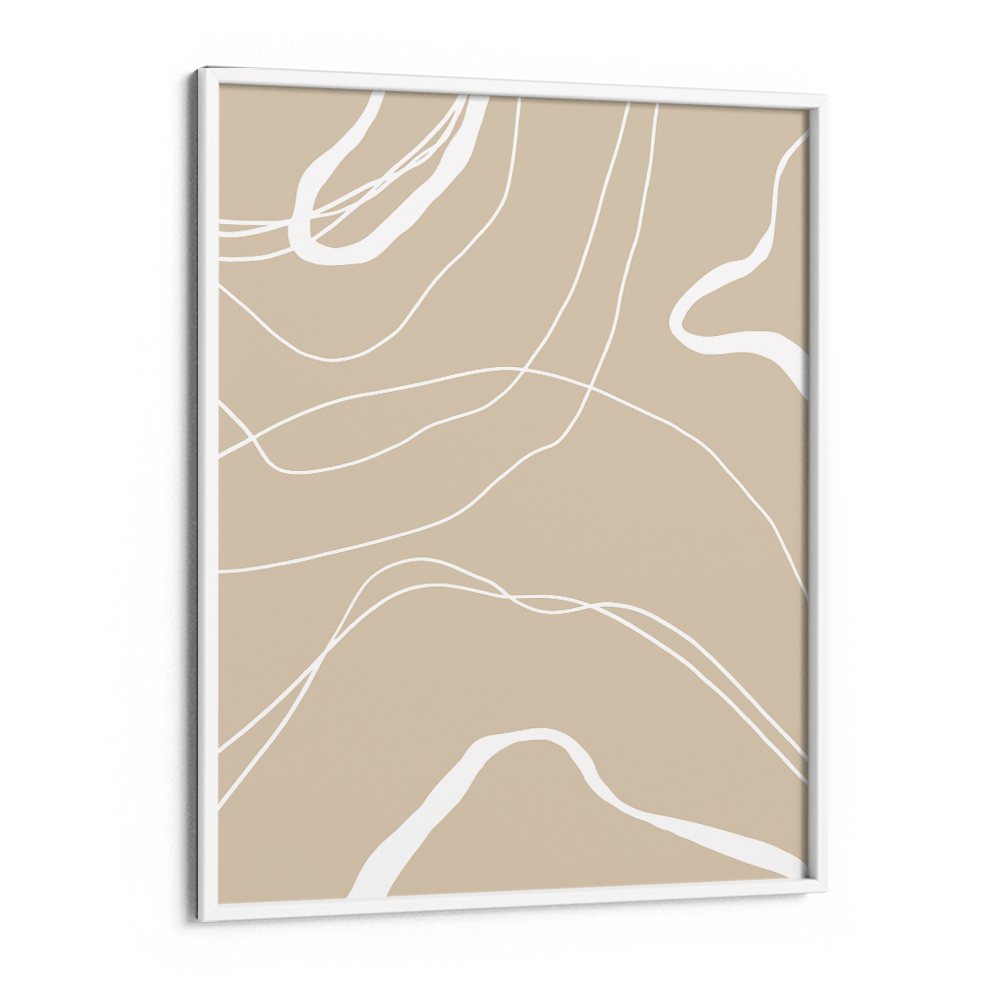 Riddle Abstract Painting-White Frame-Nook At You