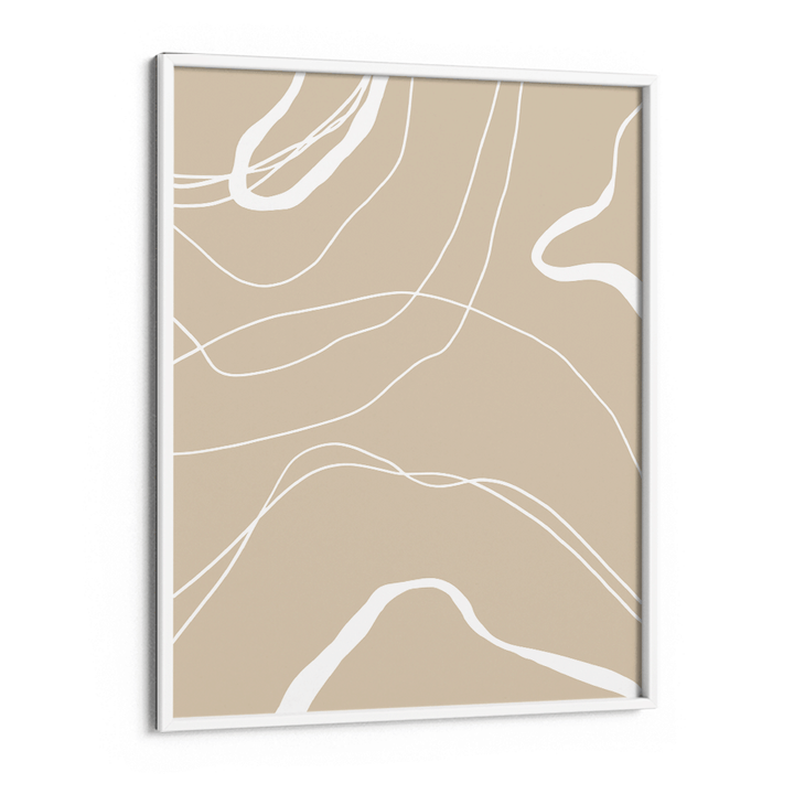 Riddle Abstract Painting-White Frame-Nook At You