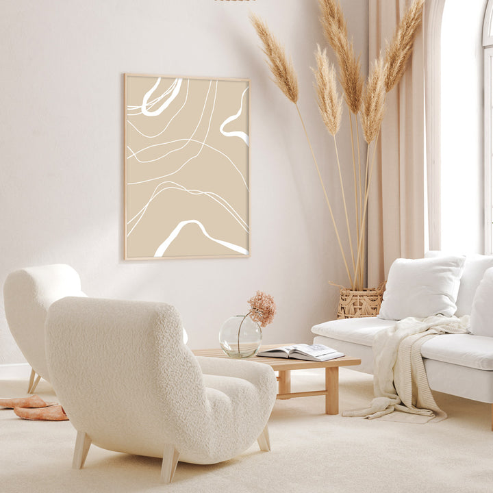 Riddle Abstract Painting-Rolled Art-Nook At You