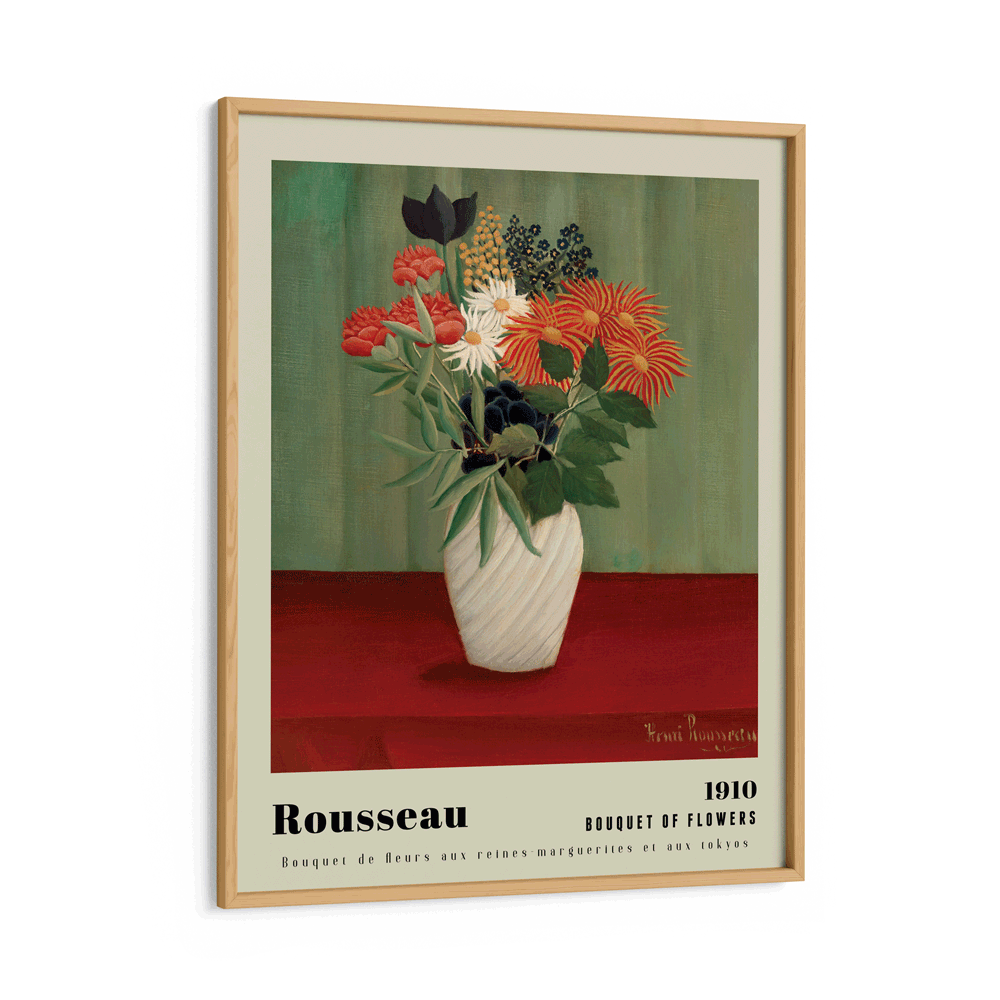Henri Roussea Roses Henri Rousseau Bouquet Of Flowers (1910), Le Douanier Artwork – Nook At You