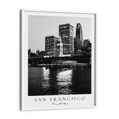 San Francisco Nook At You Matte Paper White Frame