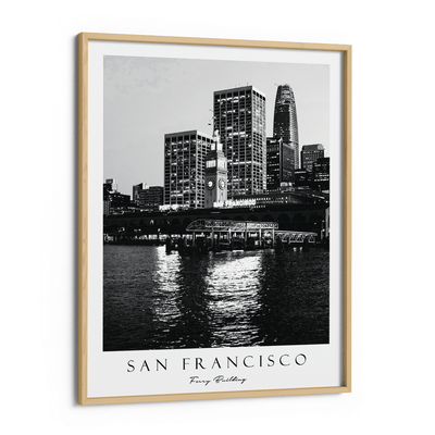 San Francisco Nook At You Matte Paper Wooden Frame