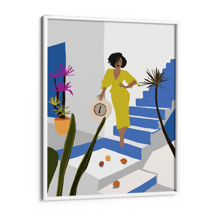 Santorini Love Nook At You Matte Paper White Frame