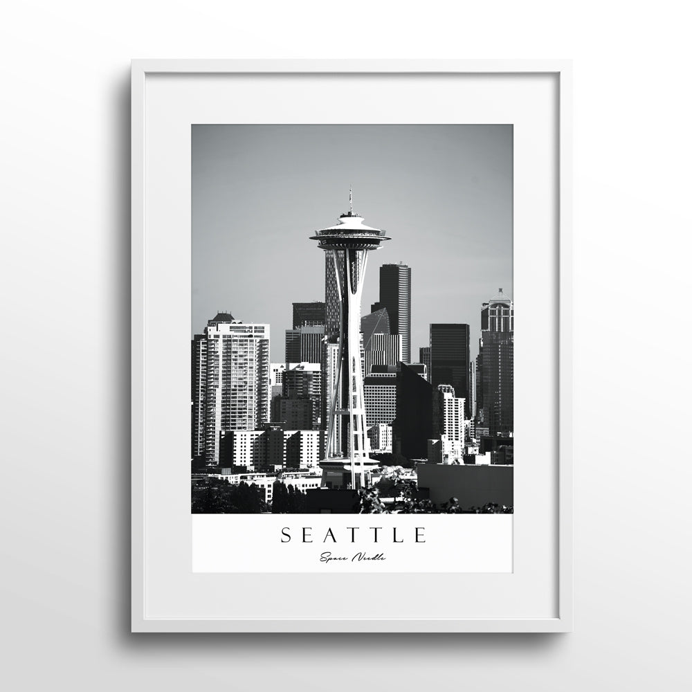 Seattle Nook At You Matte Paper White Frame With Mount