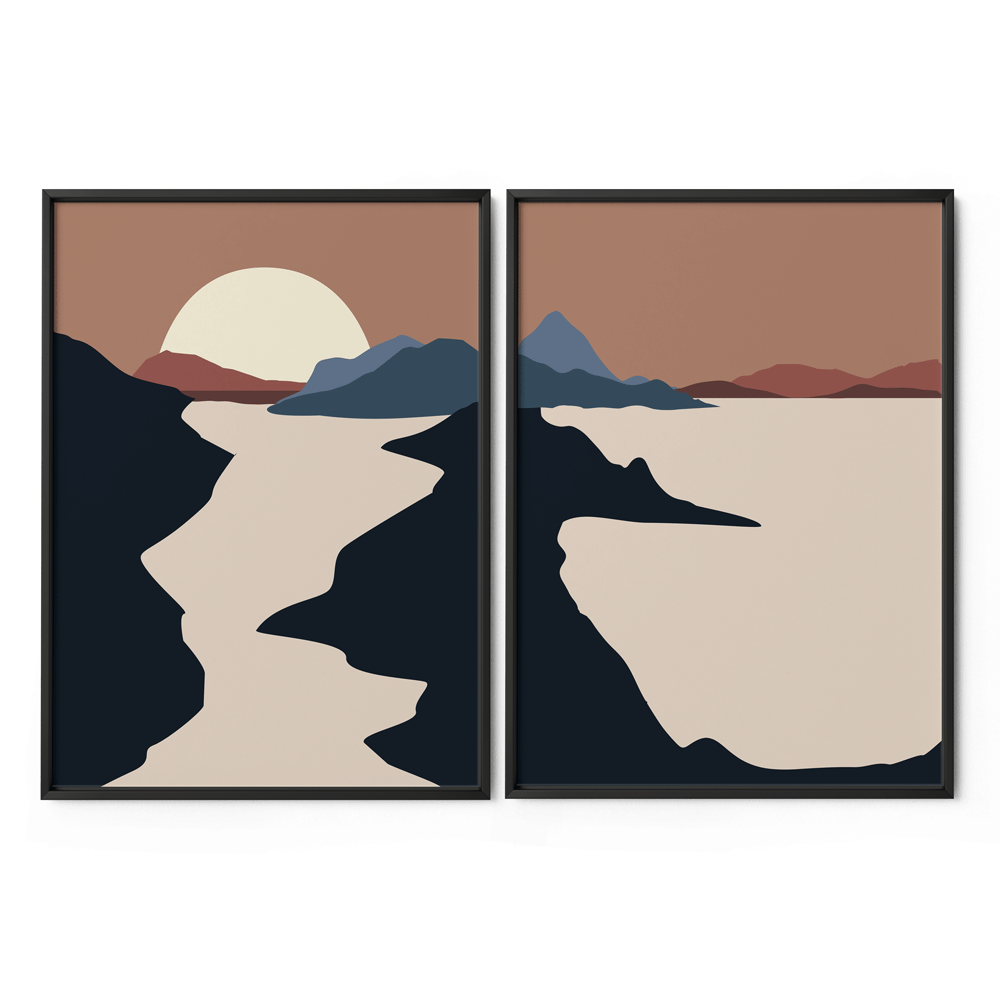Serenity Nook At You Matte Paper Black Frame