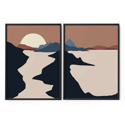 Serenity Nook At You Matte Paper Black Frame