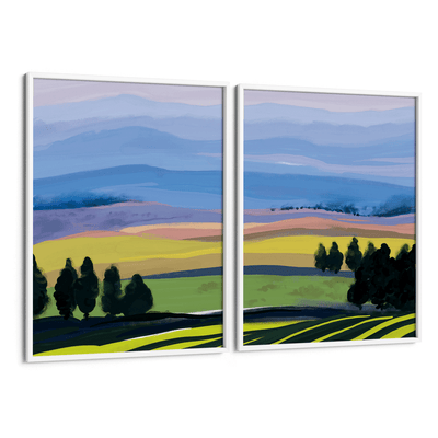 The Countryside Nook At You Matte Paper White Frame