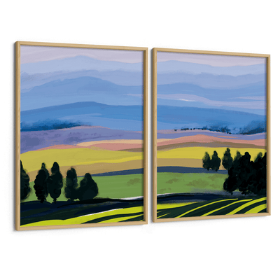 The Countryside Nook At You Matte Paper Wooden Frame